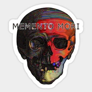 Memento Mori Vibrant Sticker